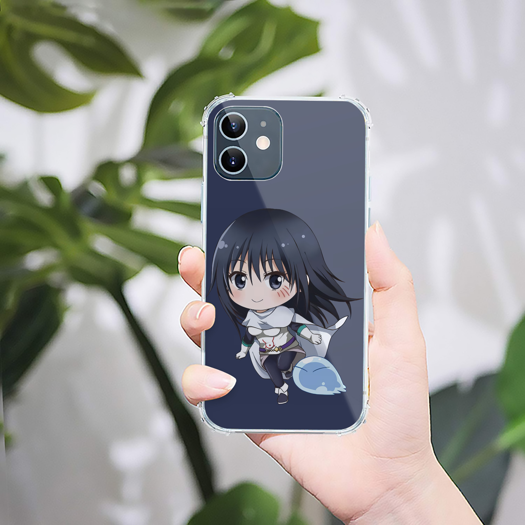 （画像用） 転スラ Regarding Reincarnated to Slime 【iPhone 12シリーズ対応】透明スマホケース（クリアソフトケース）